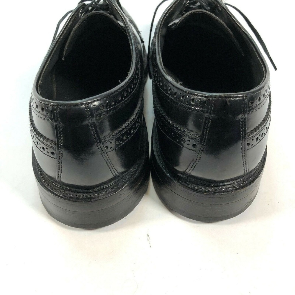 SOLD HANOVER All Leather Combination Black Shoes - Picture 7 of 8